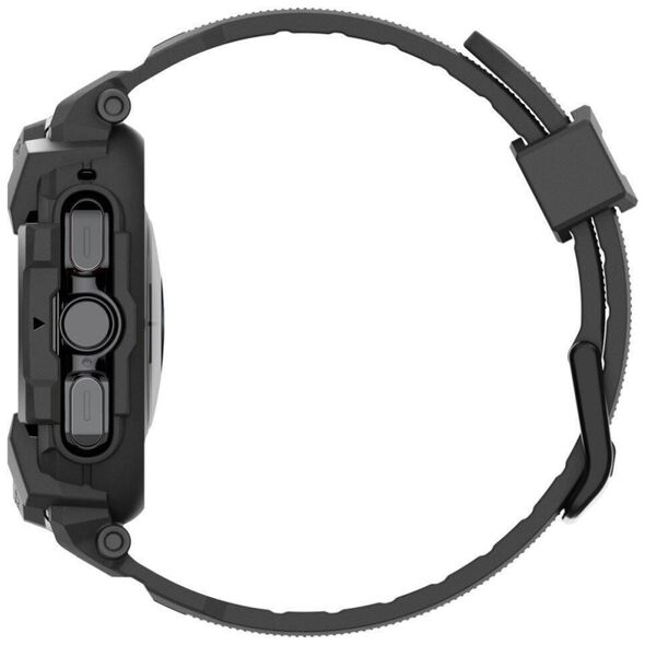 Strap for SAMSUNG GALAXY WATCH 7 (44 MM) Spigen Rugged Armor "Pro" Matte black 8809971233002