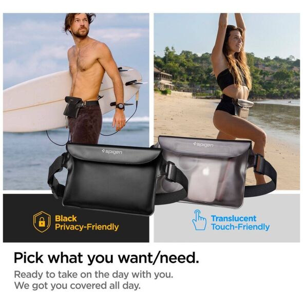 Bag Spigen A620 Waterproof Waist Bag 2-pack black 8809811860849