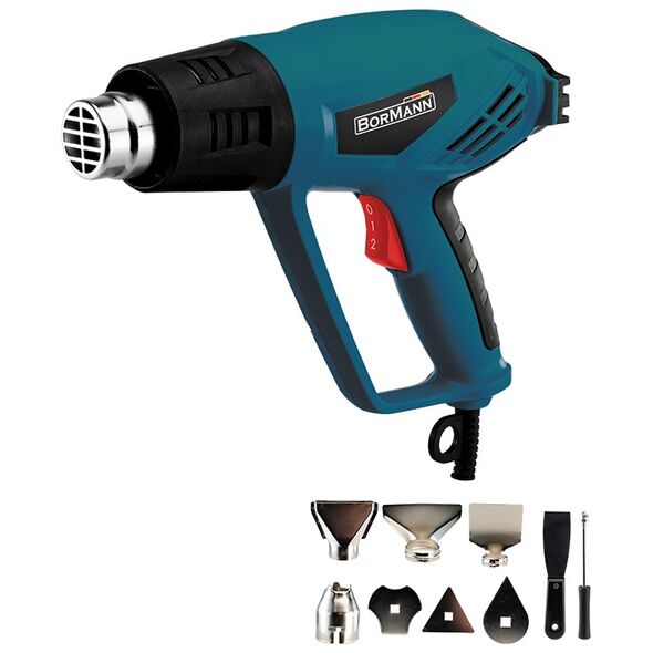 Bormann Bhg2200 Bormann Bhg2200 Πιστόλι Θερμού Αέρα 2000w 042549 έως 12 Άτοκες Δόσεις