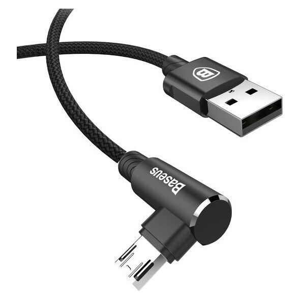 Baseus MVP Elbow Cable USB to micro USB 2A 1m - Black 6953156269545