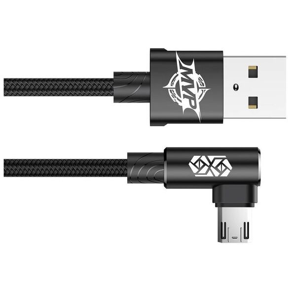 Baseus MVP Elbow Cable USB to micro USB 2A 1m - Black 6953156269545