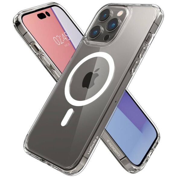 Case IPHONE 14 PRO MAX Spigen Ultra Hybrid Mag MagSafe white 8809811863567