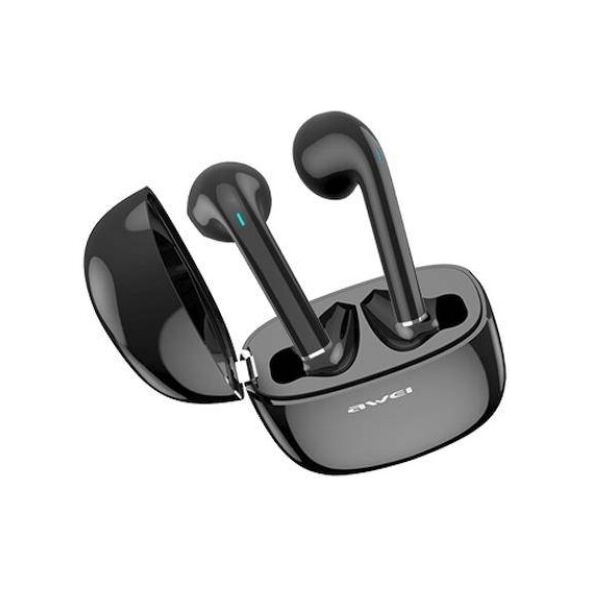Bluetooth 5.0 TWS Headphones + AWEI Docking Station (T28P) black 6954284011334