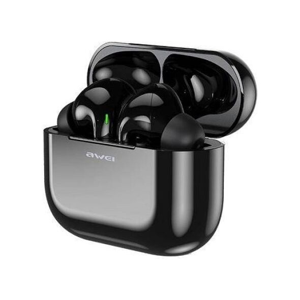 Bluetooth 5.0 TWS Headphones + AWEI Docking Station (T29) black 6954284054393
