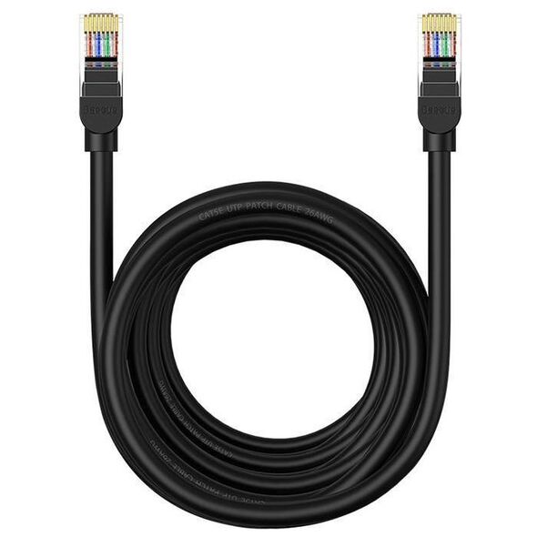 Baseus Ethernet CAT5, 8m network cable (black) 6932172637002