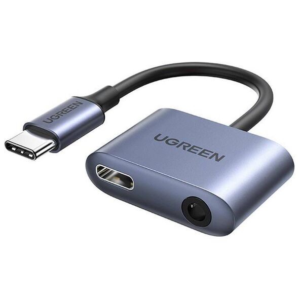 UGREEN CM231 audio adapter USB-C to mini jack 3.5mm (Gray) 6957303861644