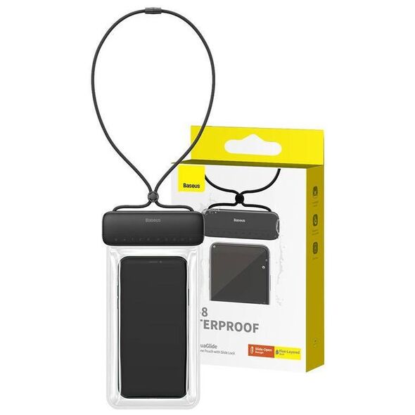 Waterproof phone case Baseus AquaGlide (black) 6932172646295