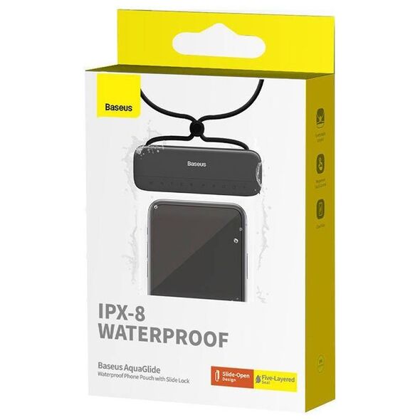 Waterproof phone case Baseus AquaGlide (black) 6932172646295
