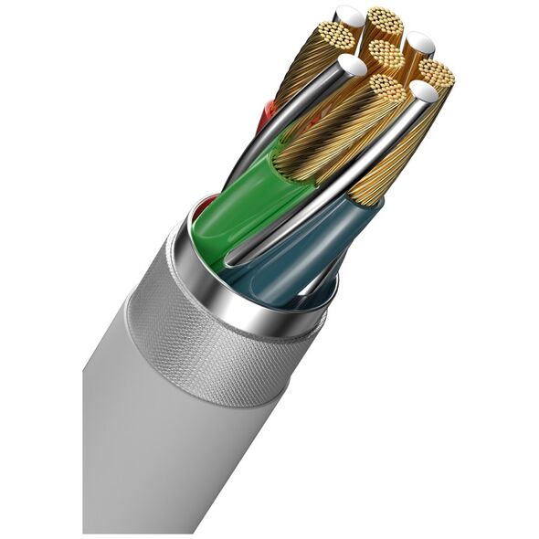 Devia cable Kintone EC151 USB-C - USB-C 1,0 m 3A white set 30 pcs 6938595379550