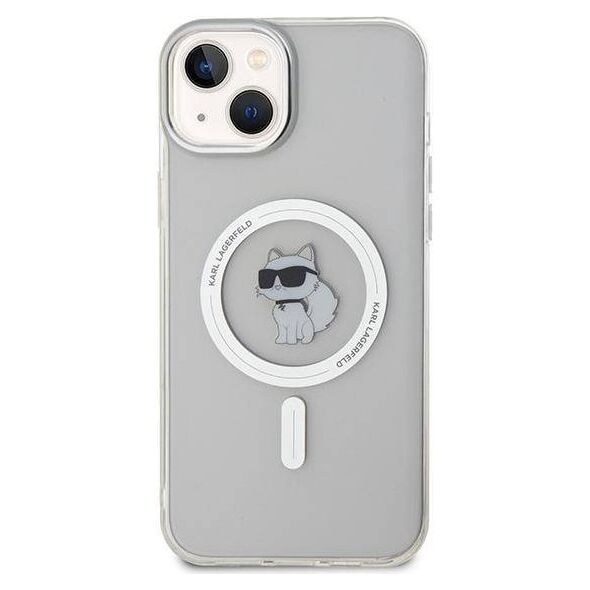 Original Case APPLE IPHONE 15 PLUS Karl Lagerfeld Hardcase IML Choupette MagSafe (KLHMP15MHFCCNOT) transparent 3666339162405