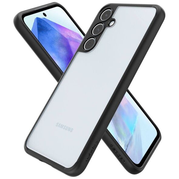 Case SAMSUNG GALAXY A55 5G Spigen Ultra Hybrid Matte black 8809971224413