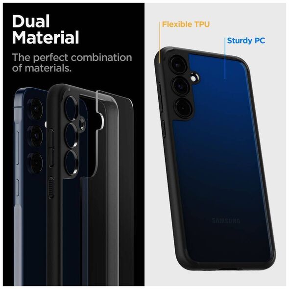 Case SAMSUNG GALAXY A55 5G Spigen Ultra Hybrid Matte black 8809971224413