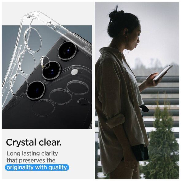 Case SAMSUNG GALAXY S24 Spigen Liquid Crystal transparent 8809971222211