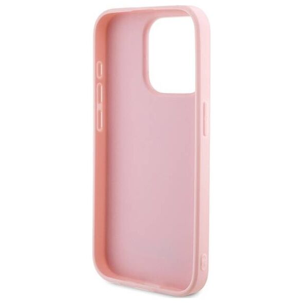 Original Case IPHONE 14 PRO Guess Hardcase Saffiano Iridescent Script (GUHCP14LPSAIRSP) pink 3666339224769