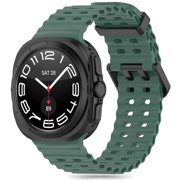 Strap for SAMSUNG GALAXY WATCH ULTRA (47MM) Tech-Protect IconBand Pro Army Green 5906302312313
