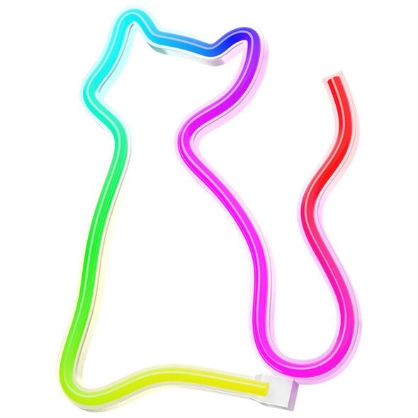 Neon LED RGB CAT FLRN03 + RC Forever Light 5900495398079