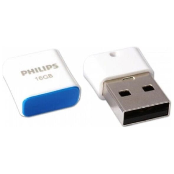 Philips Pico 16GB USB 2.0 Stick Λευκό (FM16FD85B/00) (PHIFM16FD85B-00) έως 12 άτοκες Δόσεις