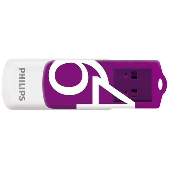 Philips Vivid 64GB USB 2.0 Stick Μωβ (FM64FD05B/00) (PHIFM64FD05B-00) έως 12 άτοκες Δόσεις