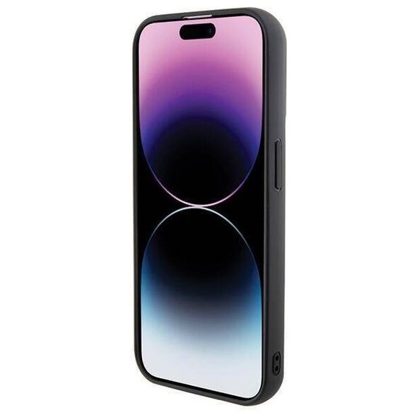 Original Case IPHONE 14 PRO Karl Lagerfeld Hardcase Gripstand Saffiano Karl&Choupette Pins (KLHCP14LGSAKCPK) black 3666339206857