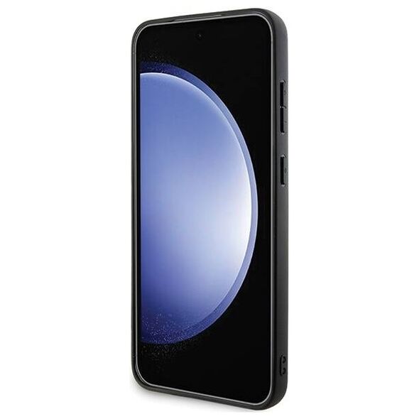 Original Case SAMSUNG GALAXY S24+ BMW Leather Carbon (BMHCS24M22NBCK) black 3666339242664