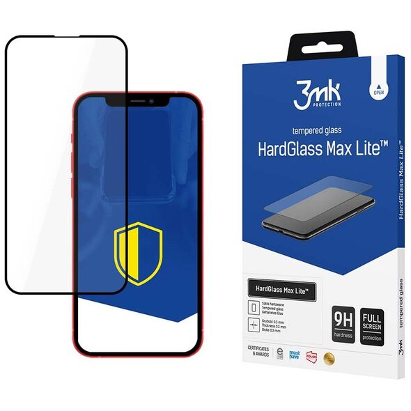 3mk tempered glass HardGlass Max Lite for Xiaomi 12 / 12X czarna ramka 5903108486064