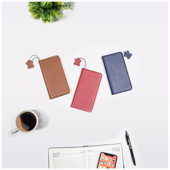 Genuine Leather Smart Pro case for Samsung Galaxy A51 maroon 5900495817327