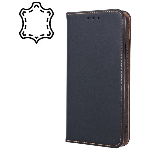 Genuine Leather Smart Pro case for Samsung Galaxy S22 black 5900495990303