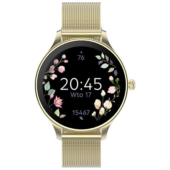 Forever smartwatch Velora SB-306 gold 5907457735675