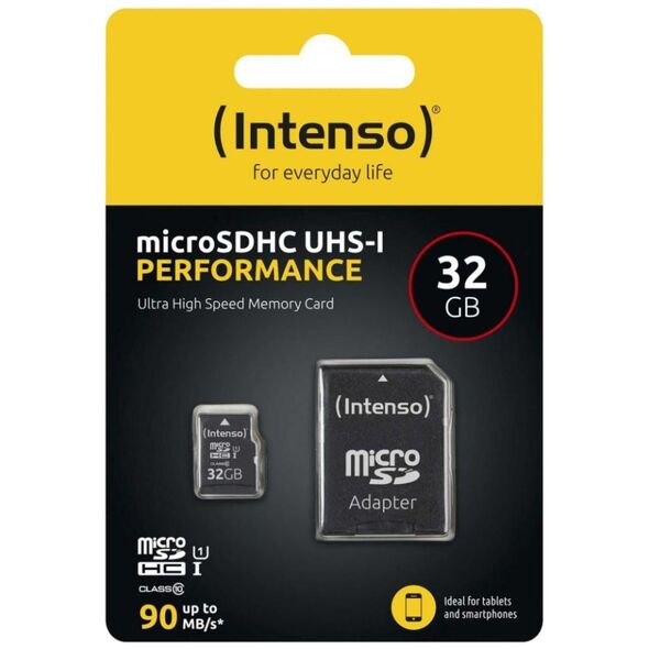 Intenso microSD-Card Class10 UHS-I 32GB (3424480) (NSO3424480) έως 12 άτοκες Δόσεις