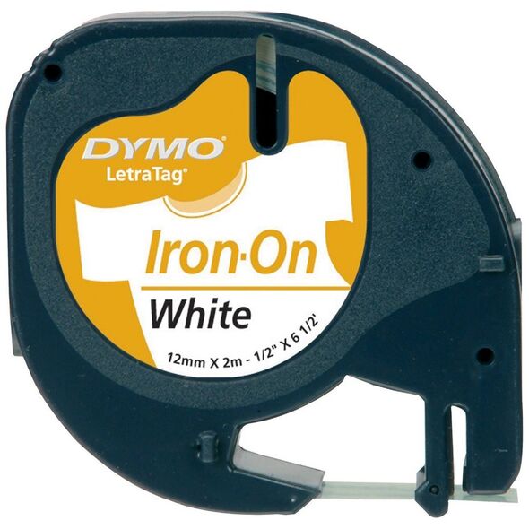 Ταινία Ετικετογράφου DYMO Iron-on 18769 (Μαύρα Γράμματα σε Λευκό Φόντο) (S0718850) (DYMO0718850) έως 12 άτοκες Δόσεις