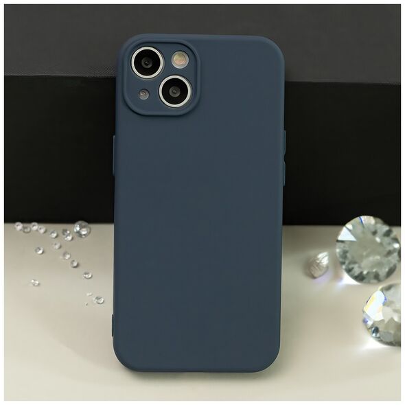 Silicon case for Samsung Galaxy A35 5G dark blue 5907457717640