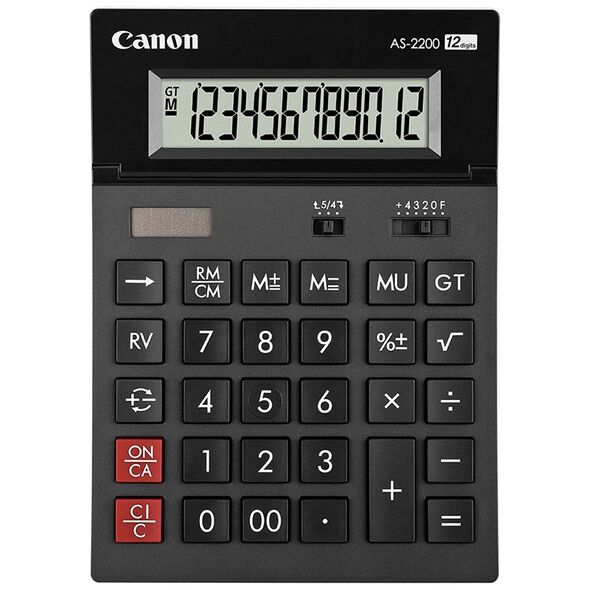CANON AS-2200 12-DIGIT CALCULATOR (4584B001) (CANAS2200) έως 12 άτοκες Δόσεις