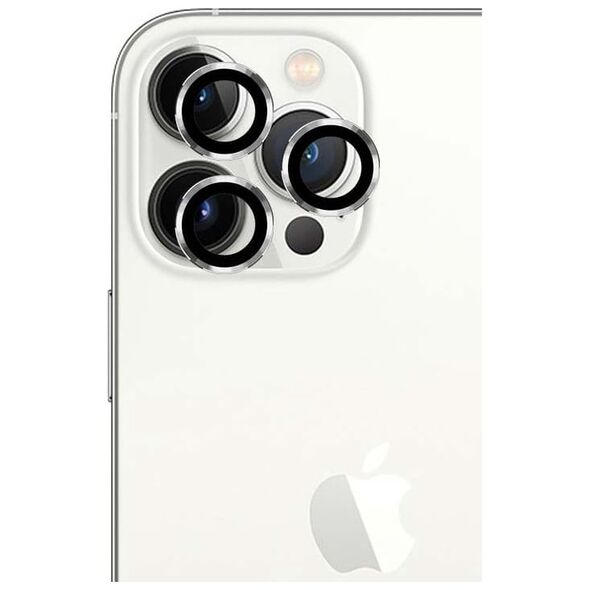 Tempered Glass for Camera APPLE IPHONE 15 PRO 3MK Lens Protection Pro silver 5903108529990