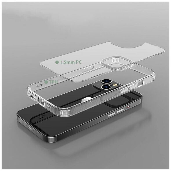 Case IPHONE 13 Tech-Protect Flexair Hybrid transparent 9589046925290