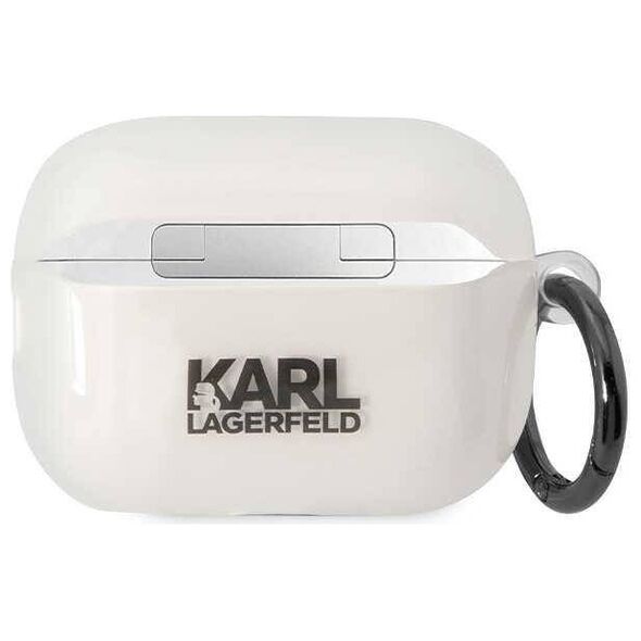 Original Case APPLE AIRPODS PRO 2 Karl Lagerfeld Ikonik Choupette (KLAP2HNCHTCT) transparent 3666339099312