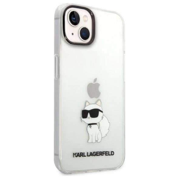 Original Case IPHONE 14 PLUS Karl Lagerfeld Hardcase IML NFT Choupette (KLHCP14MHNCHTCT) transparent 3666339087135