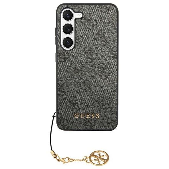 Guess case for Samsung Galaxy A35 GUHCSA35GF4GGR black HC PU 4G with charm 3666339259662