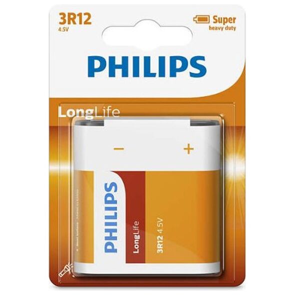 Battery PHILIPS R20 4.5V LONGLIFE 8712581549602