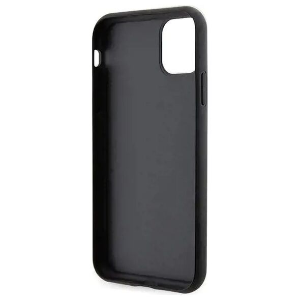 Original Case IPHONE 11 Guess 4G Strass Metal Logo (GUHCN61PS4DGPK) black 3666339150624