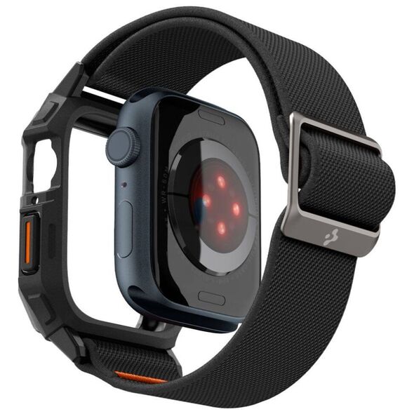 Case APPLE WATCH 4 / 5 / 6 / 7 / 8 / 9 / SE ( 44 / 45 MM) Spigen Lite Fit ”Pro” black 8809896754118