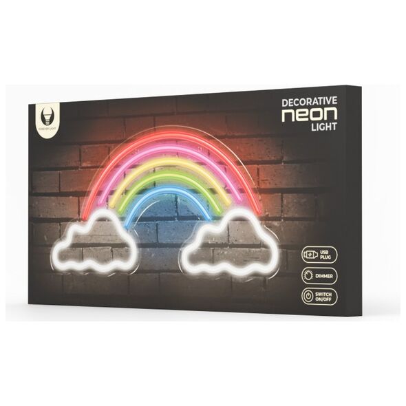 Neon PLEXI LED RAINBOW ON CLOUDS multicolor FPNE32 Forever Light 5907457768864
