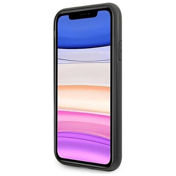Original Case IPHONE 11 6.1 "Guess Hardcase 4G Triangle Collection GUHCN61PU4GHBR brown 3666339016302