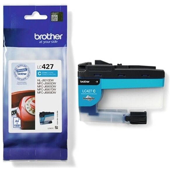 Brother Μελάνι Inkjet LC427C Cyan (LC427C) (BRO-LC-427C) έως 12 άτοκες Δόσεις