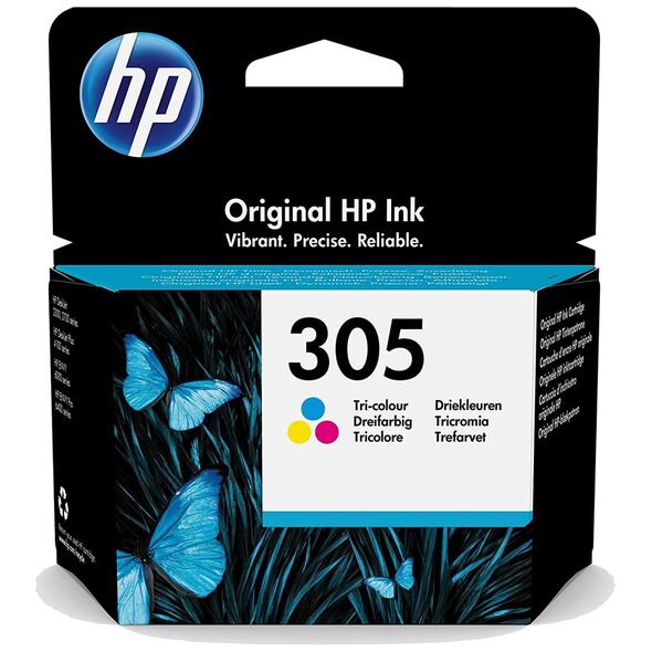 HP Μελάνι Inkjet No.305 Tri-Colour (3YM60AE) (HP3YM60AE) έως 12 άτοκες Δόσεις