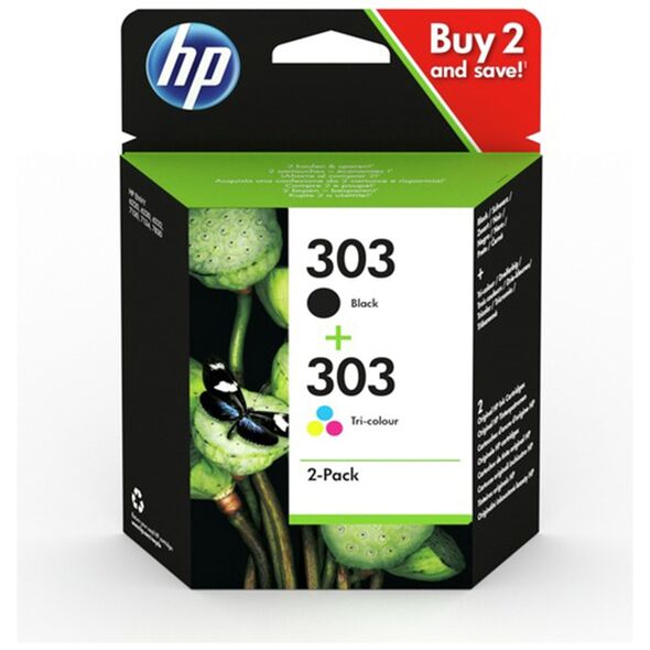 HP Μελάνι Inkjet 303 Black & Colour Multipack (3YM92AE) (HP3YM92AE) έως 12 άτοκες Δόσεις