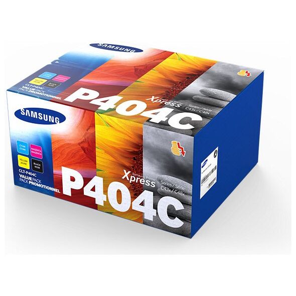 Samsung CLT-P404C 4-pk CYMK Toner Cartridge (SU365A) (HPCLTP404C) έως 12 άτοκες Δόσεις
