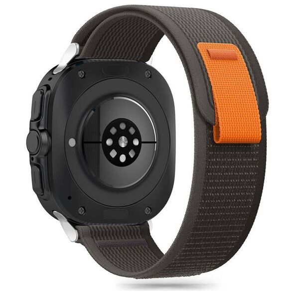 Strap for SAMSUNG GALAXY WATCH ULTRA (47MM) Tech-Protect Nylon black & orange 5906302312382