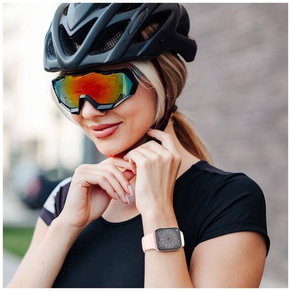 Strap for APPLE WATCH 3 / 4 / 5 / 6 / 7 / 8 / 9 / SE (38 / 40 / 41 MM) Tech-Protect Silicone Starlight 5906302310159