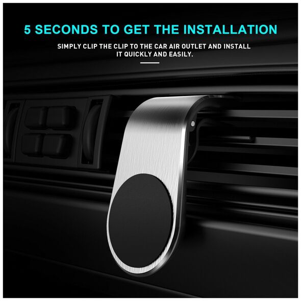 Maxlife car holder for air vent MXCH-13 magnetic silver 5900495918802