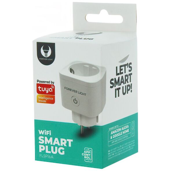 Forever Light Smart Plug WiFi 240V 16A - FLSP16A 5900495294555
